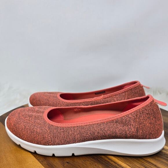 Spenco Heathered Orange Daily Stretch Jersey Women's Slip On Shoes 9.5 - Picture 2 of 8